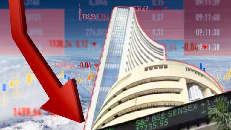 Stock Market Crash:शेयर बाजार धड़ाम, ट्रंप के टैरिफ वॉर से सेंसेक्स 800 अंक टूटा, निवेशकों के 3 लाख करोड़ डूबे