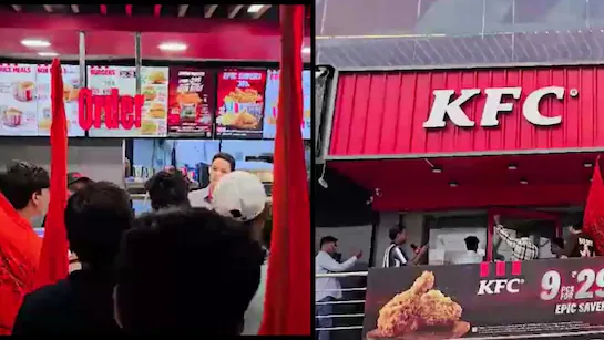 गाजियाबाद: सावन के महीने में हिंदू रक्षा दलों ने बंद कराया KFC स्टोर, पुलिस ने दर्ज किया मुकदमा