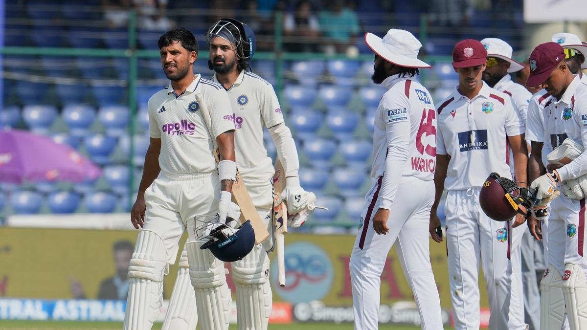 IND vs WI 2nd Test highlights – K.L. Rahul 58 not out leads India to victory