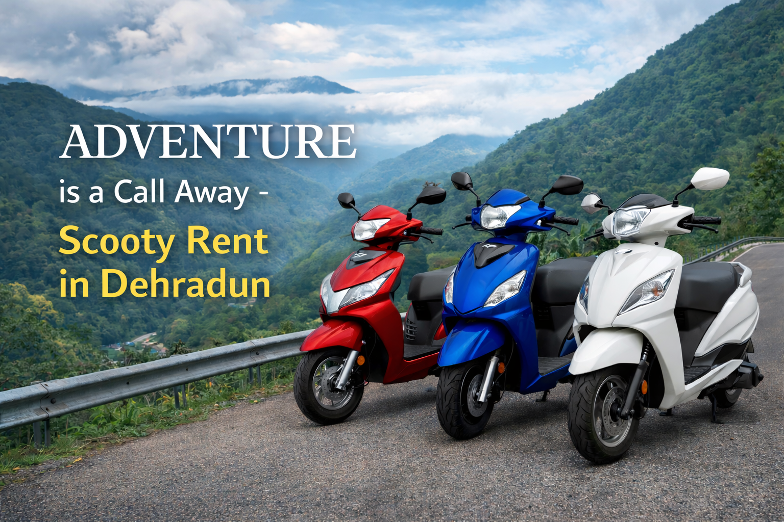 Scooty Rent in Dehradun