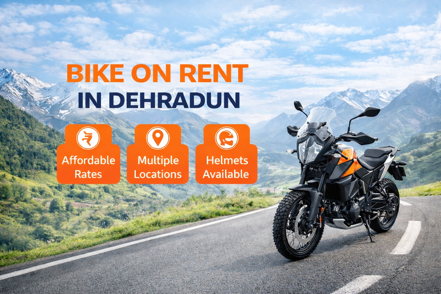 Bike on Rent in Dehradun