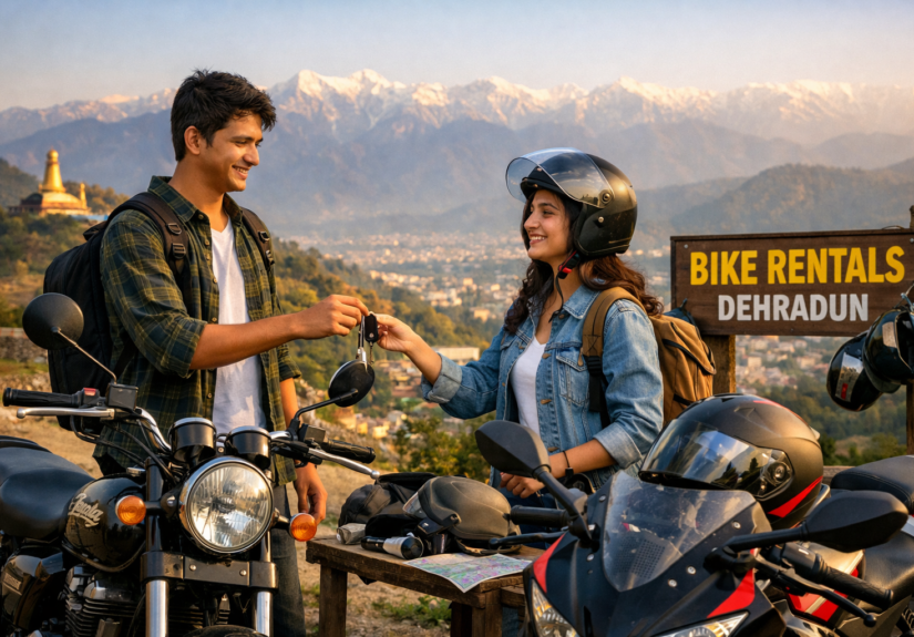 bike on rent in dehradun