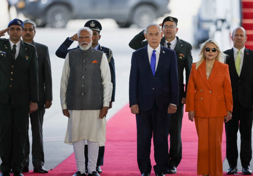 PM Modi receives Guard of Honour during state-visit to Israel