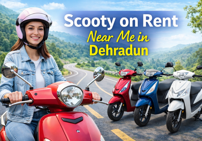 Scooty on Rent Near Me in Dehradun