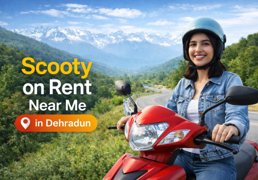 Scooty on Rent Near Me in Dehradun