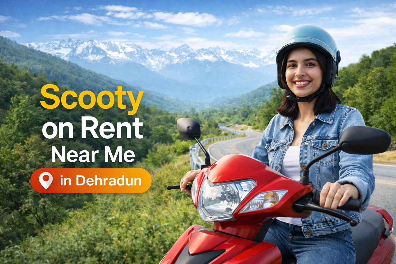 Scooty on Rent Near Me in Dehradun