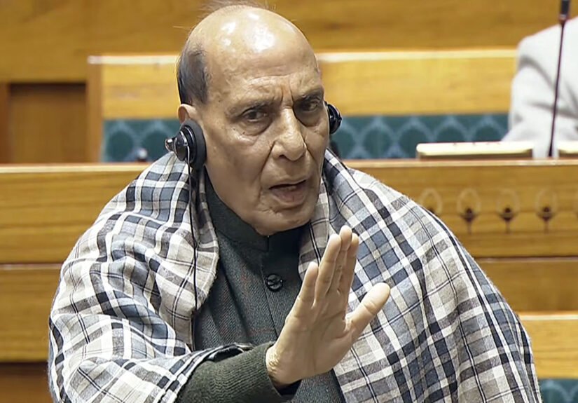 Defence Minister Rajnath Singh