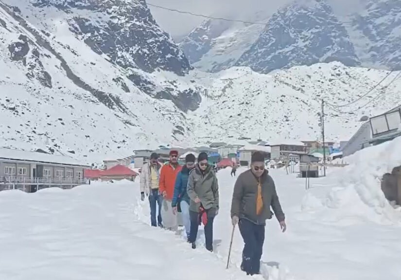 District Administration conducts inspection of Kedarnath Dham arrangements