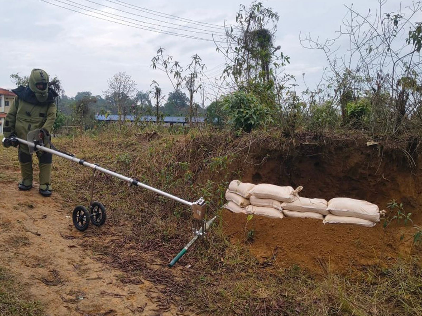 Indian Army neutralising UXOs following standoff attack in Assam