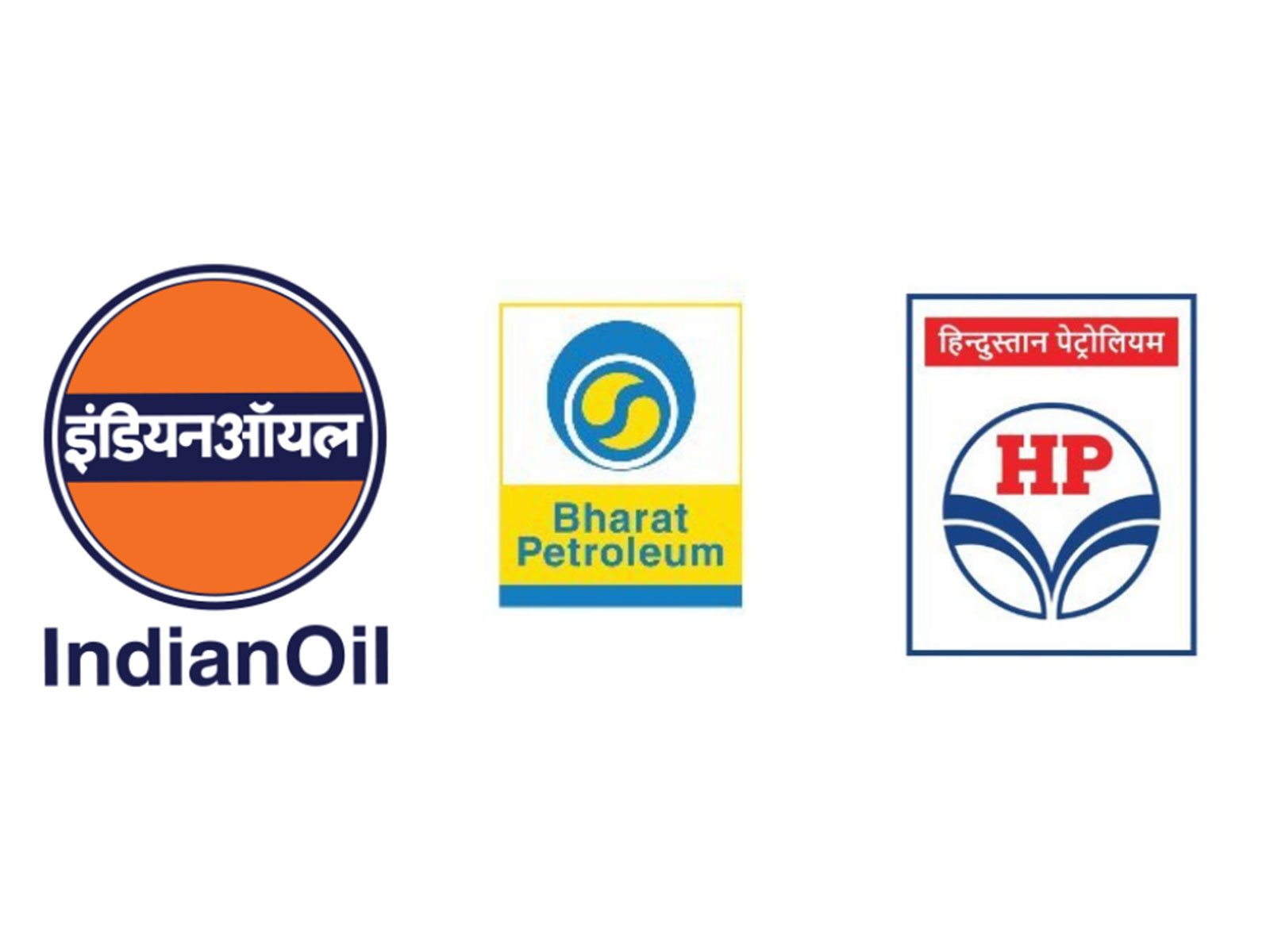 Indian Oil, Bharat Petroleum, Hindustan Petroleum
