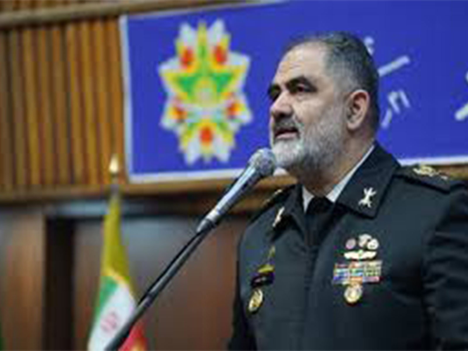 Iranian Navy Commander Rear Admiral Shahram Irani