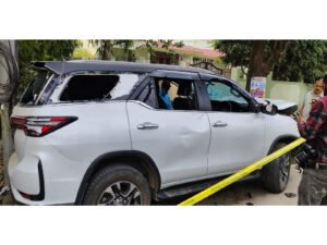 Police cordon off the area and investigation is underway