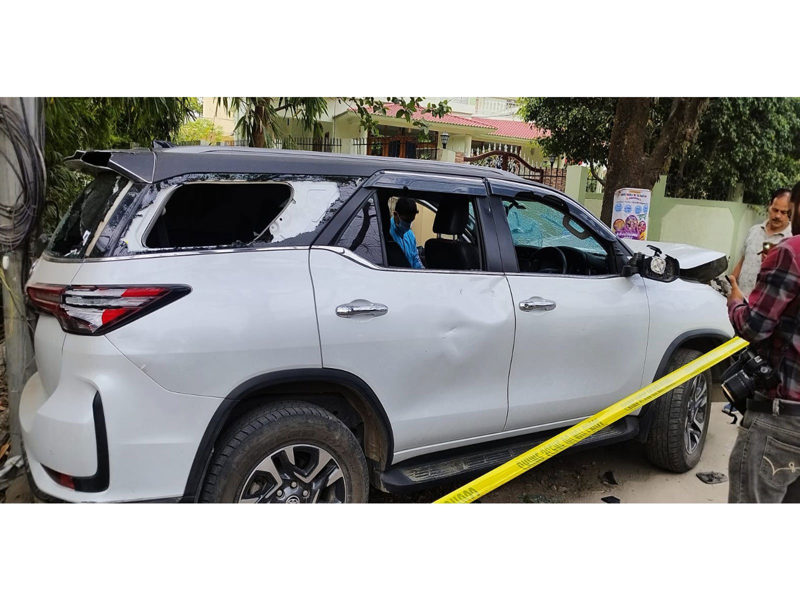 Police cordon off the area and investigation is underway