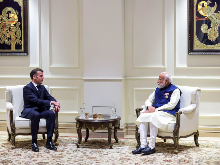 Prime Minister Narendra Modi and French President Emmanuel Macron