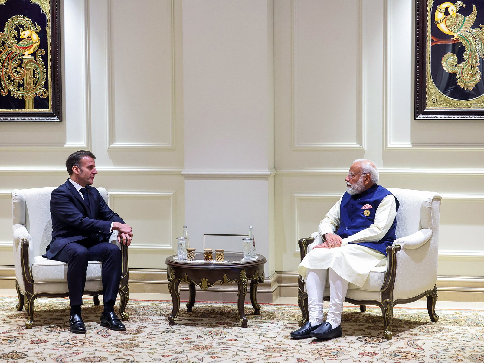 Prime Minister Narendra Modi and French President Emmanuel Macron