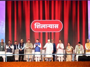 Union Minister Amit Shah, Uttarakhand CM Dhami