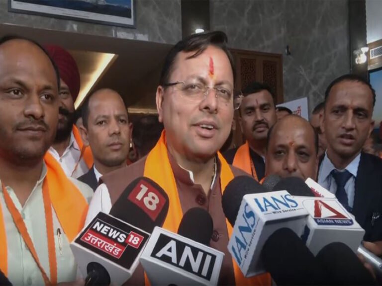 Uttarakhand CM Pushkar Singh Dhami