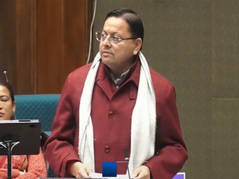 Uttarakhand Chief Minister Pushkar Singh Dhami