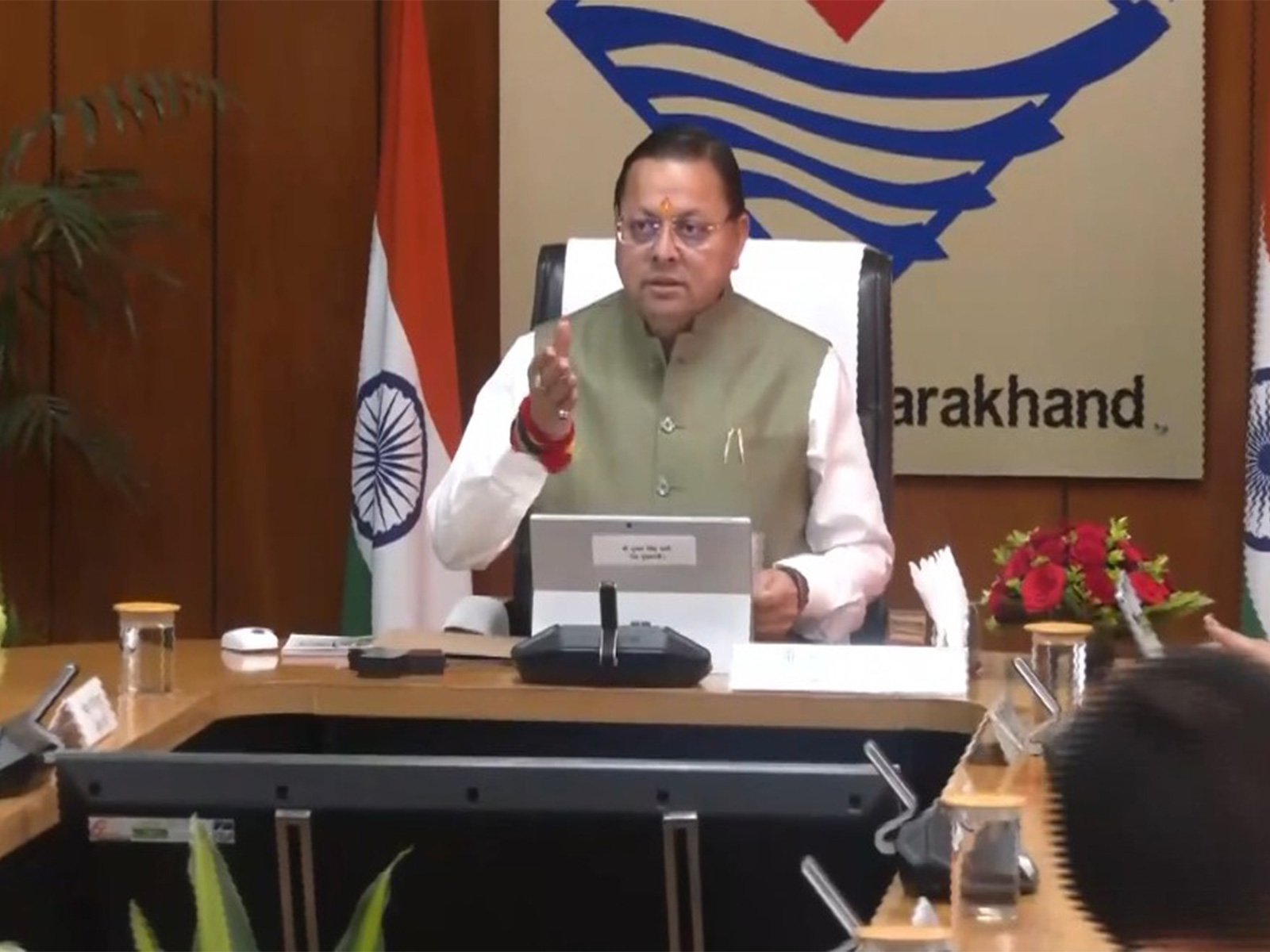 Uttarakhand Chief Minister Pushkar Singh DhamI