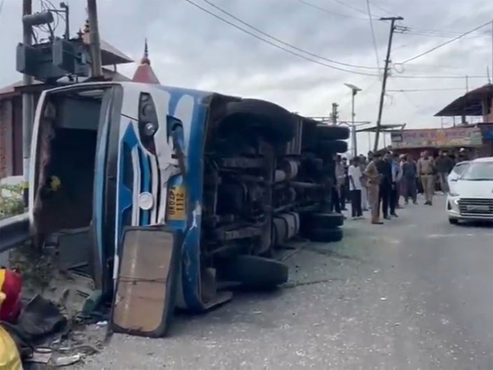 Visual from the accident site