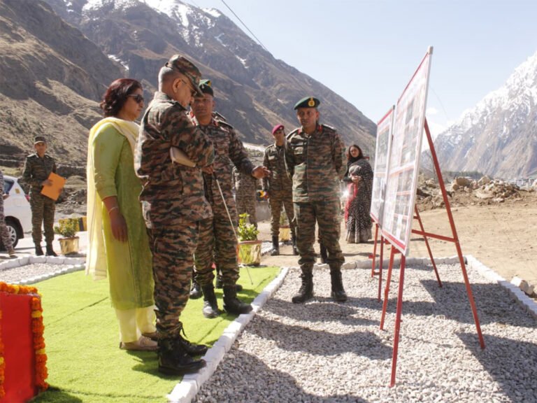 CDS General Anil Chauhan lays foundation stone for Shaurya Cultural Centre in Mana Village
