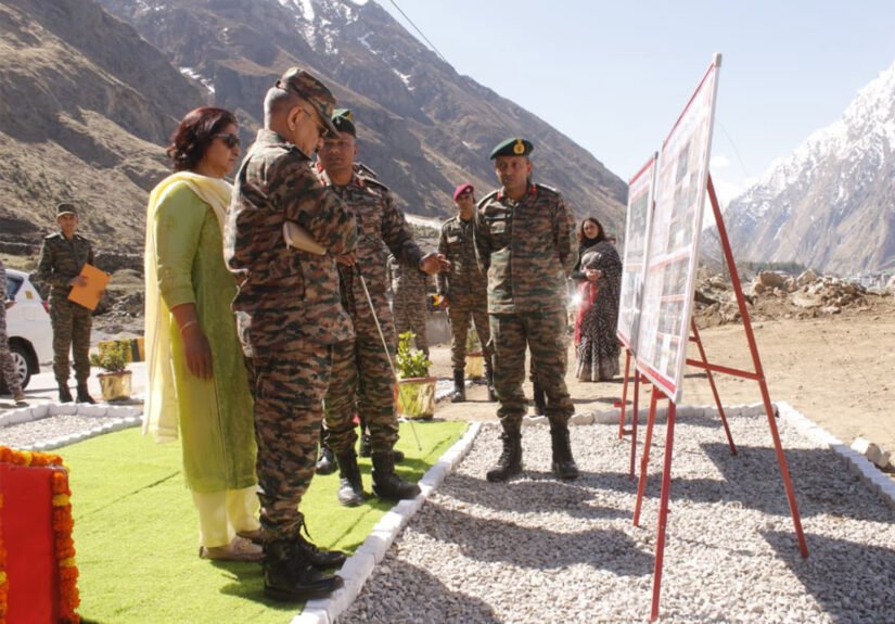 CDS General Anil Chauhan lays foundation stone for Shaurya Cultural Centre in Mana Village