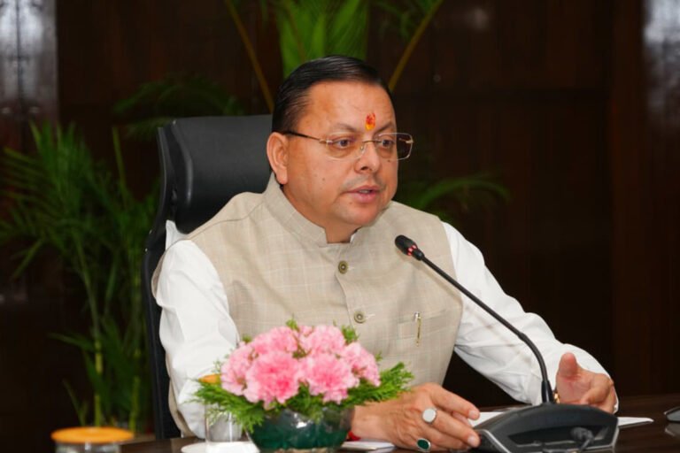 Uttarakhand Chief Minister Pushkar Singh Dhami