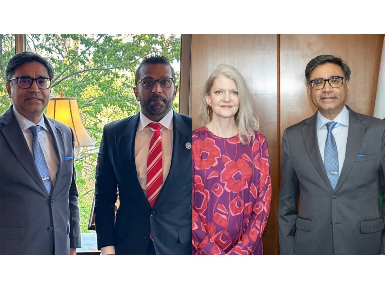 Foreign Secretary Misri with FBI Director Kash Patel, Under Sec Allison Hooker