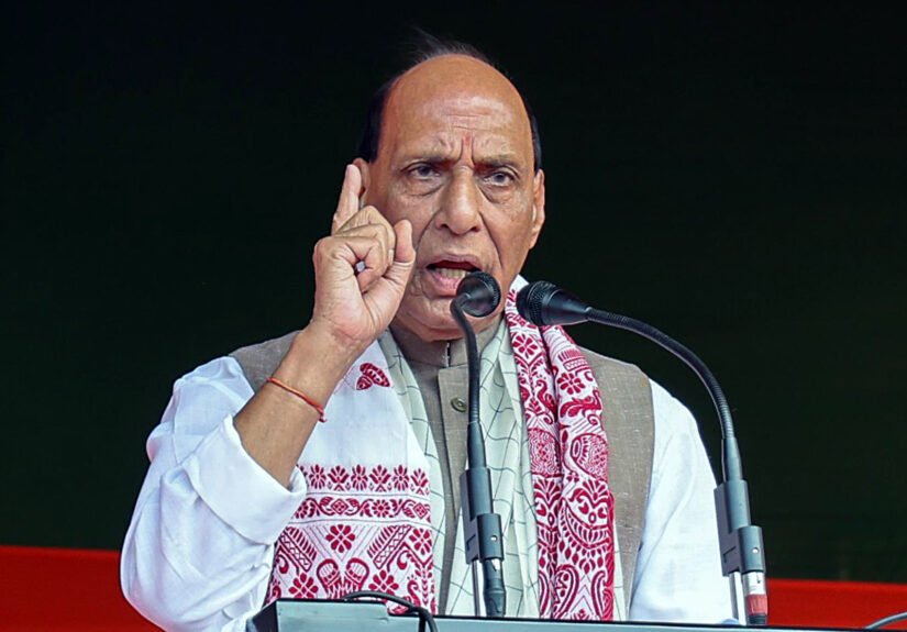 Defence Minister Rajnath Singh announced that India’s defence exports
