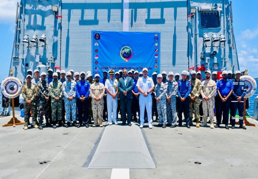 IOS SAGAR drops anchor in Malé, Maldives