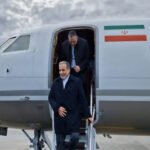 Iran Foreign Minister Abbas Araghchi arrives in St Petersburg