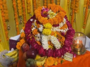 Oil kalash for ceremonial bath of Lord Badri Vishal