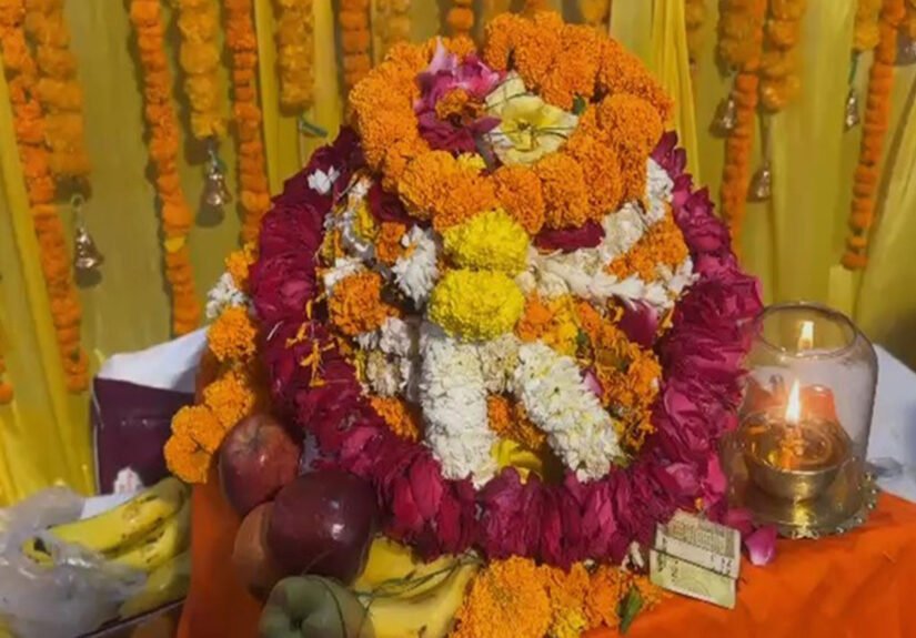 Oil kalash for ceremonial bath of Lord Badri Vishal