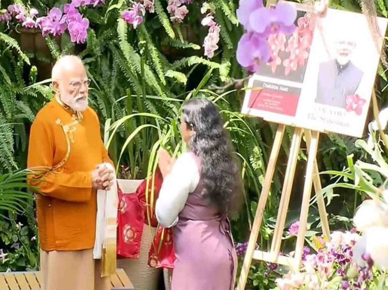 PM Modi Sikkim Visit Orchidarium