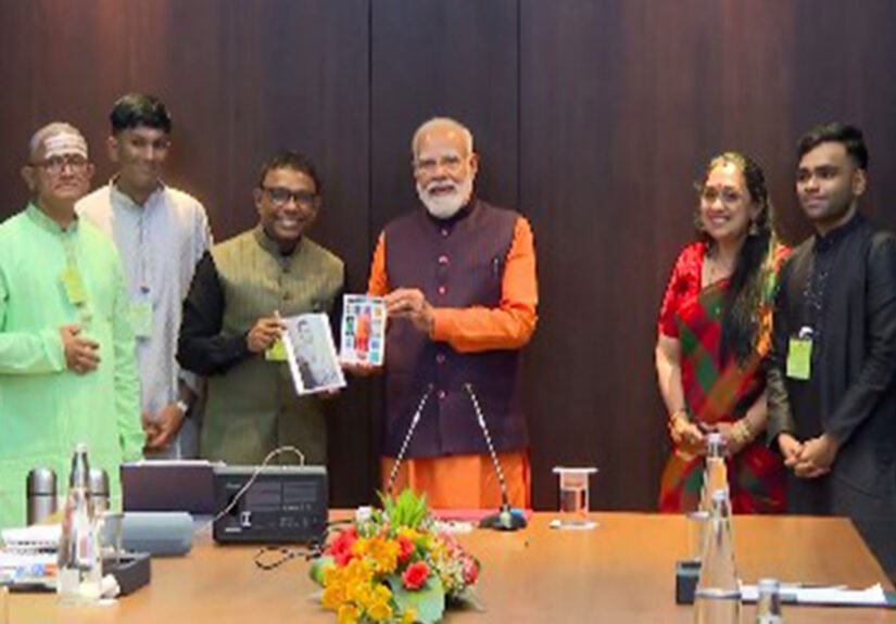 Prime Minister Narendra Modi met renowned music