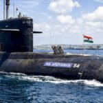 Indian Navy’s INS Aridhaman, the third indigenously built nuclear-powered ballistic missile submarine, ahead of its commissioning ceremony