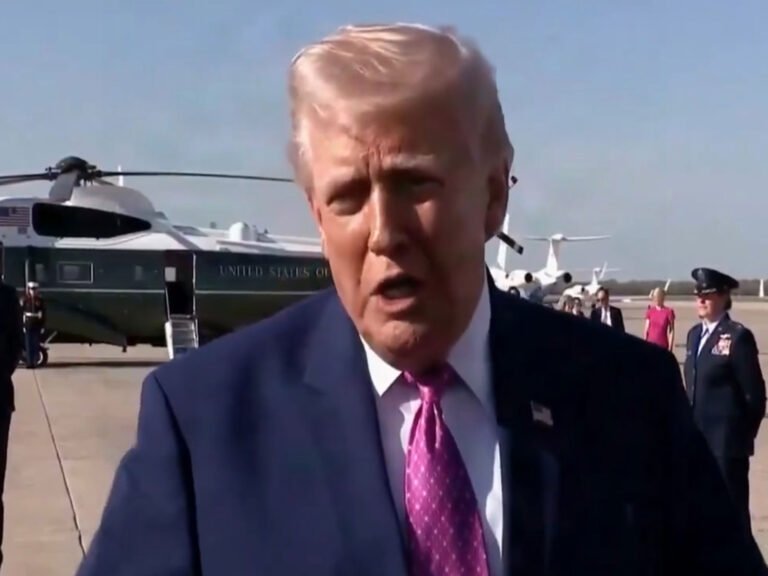 US President Donald Trump