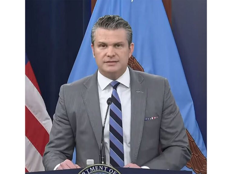 US Secretary of War Pete Hegseth