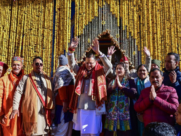 Uttarakhand CM visits the Kedarnath Dham