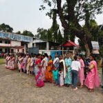 Visual from polling booth in West Bengal