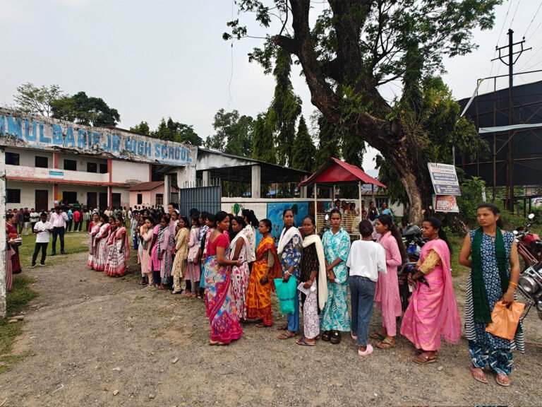 Visual from polling booth in West Bengal