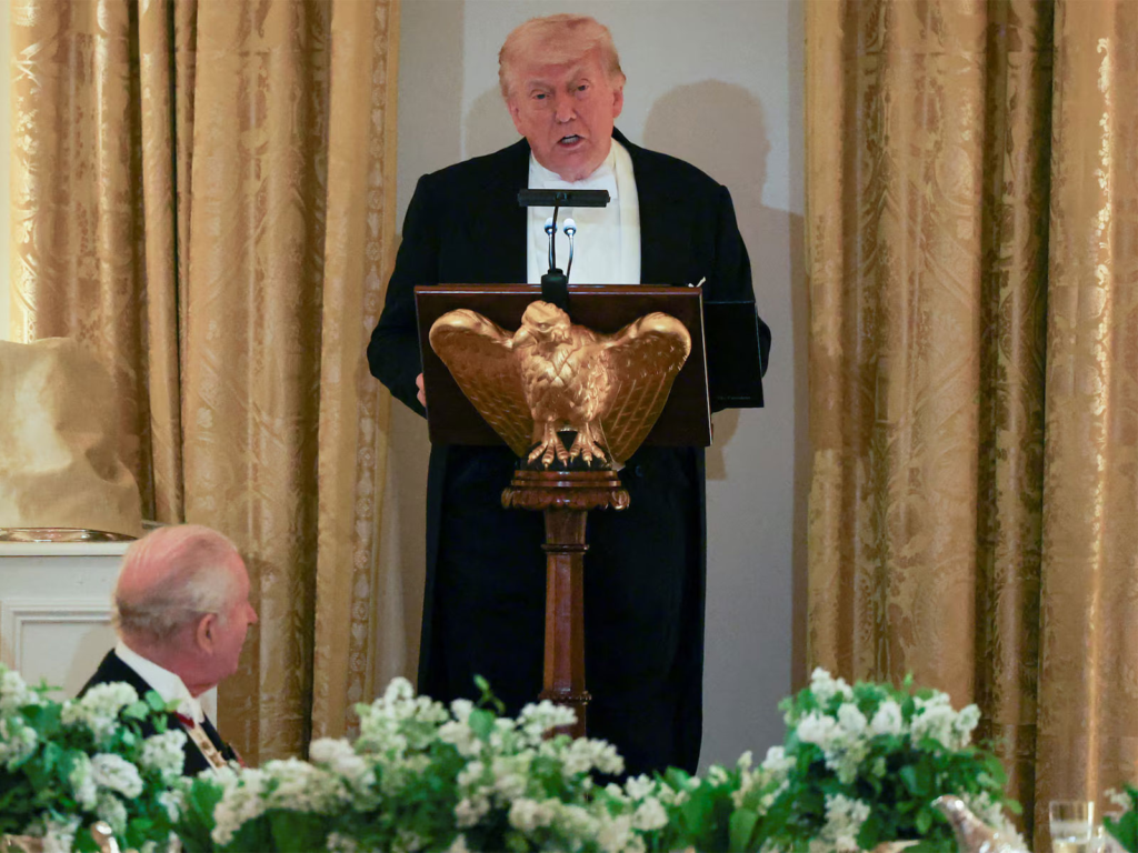 King Charles White House State Dinner 2026
