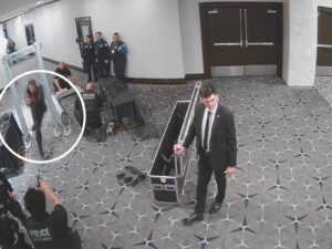 US Attorney Pirro releases video of suspect Cole Allen shooting Secret Service Officer White House Correspondents Dinner Attack 2026