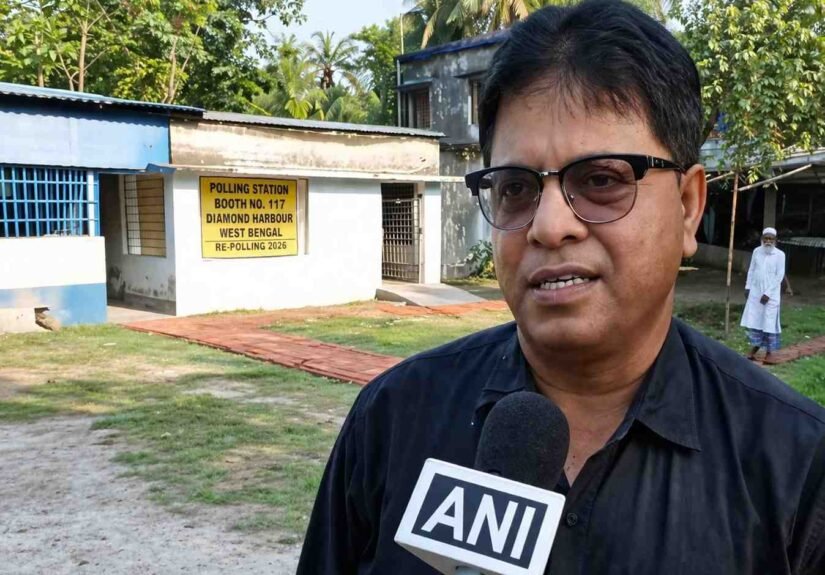 West Bengal re-polling Diamond Harbour voters at polling booth