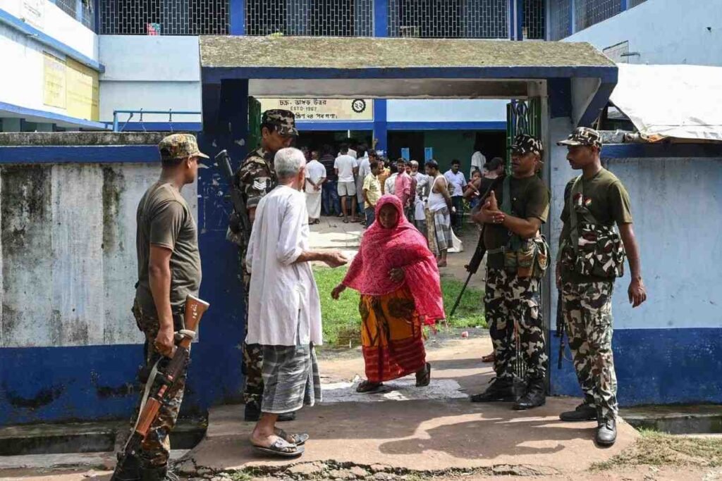 West Bengal re-polling Diamond Harbour heavy security deployment