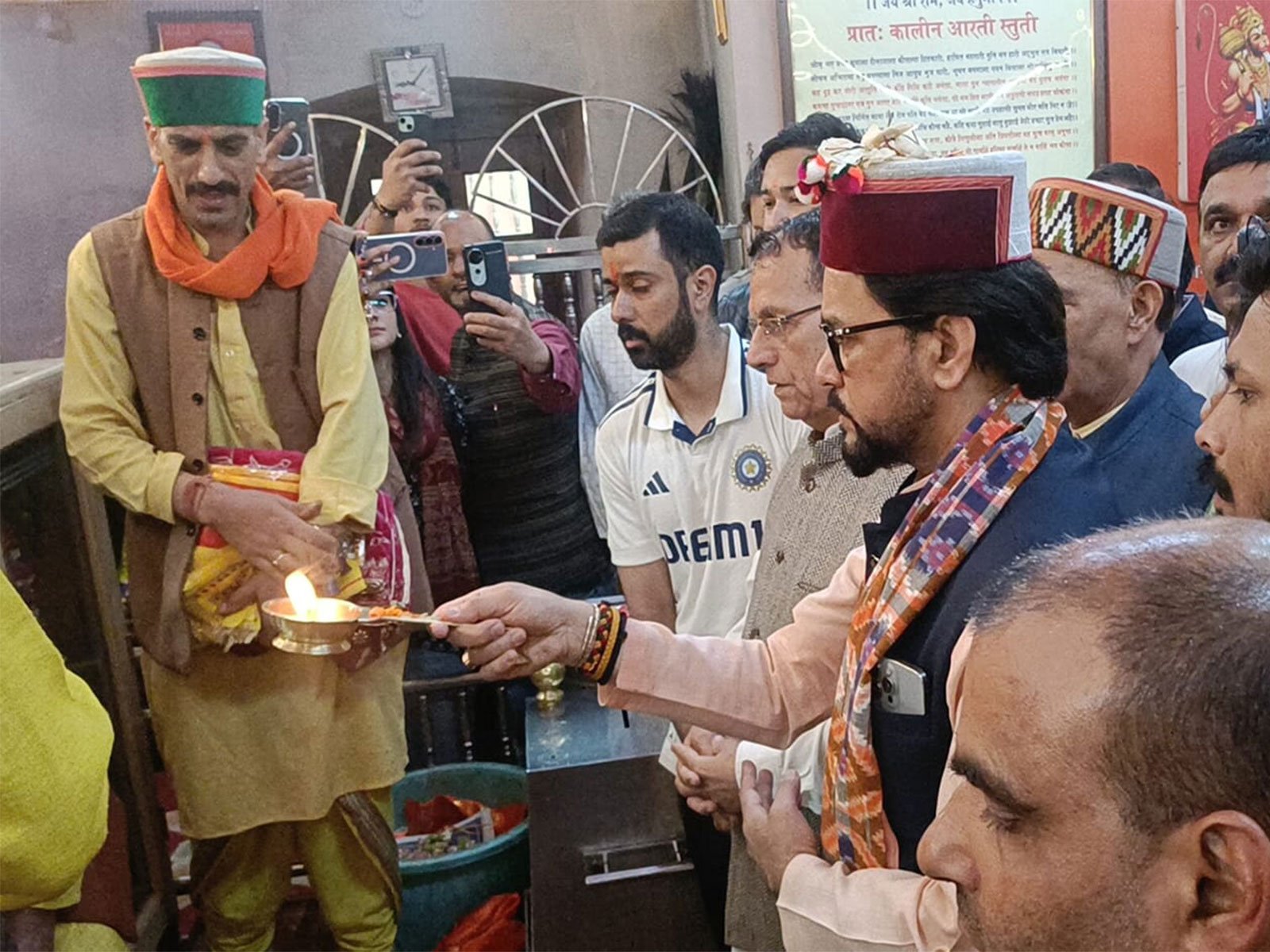 Anurag Thakur Jakhu Temple