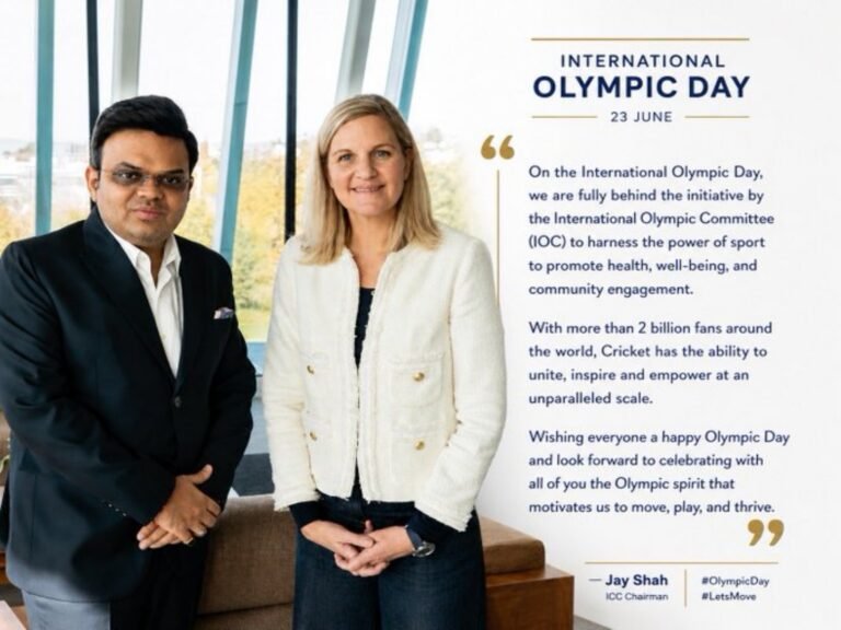 Jay Shah International Olympic Day: ICC Chairman Highlights Cricket's Power to Unite the World Jay Shah International Olympic Day