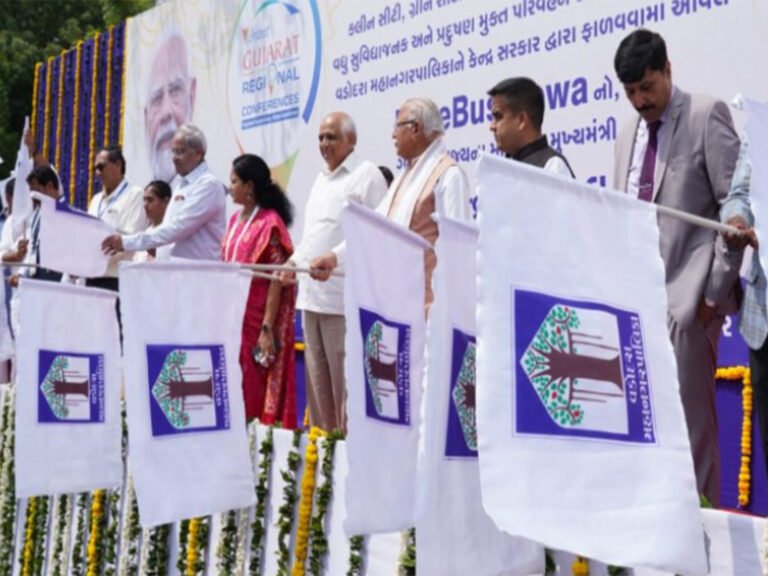 Vadodara electric buses under PM eBus Seva