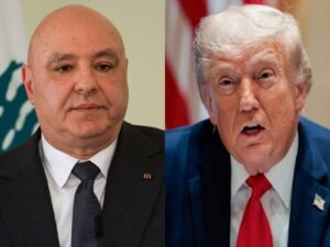 Lebanon President Aoun Trump Meeting