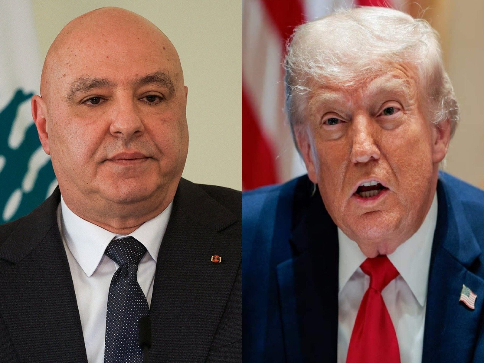 Lebanon President Aoun Trump Meeting